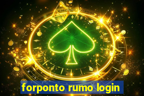 forponto rumo login